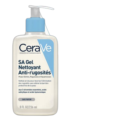 Cerave sa gel nettoyant anti rugosité 236 ml