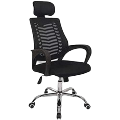 Chaise de bureau pivotanteconfortable avec accoudoir
