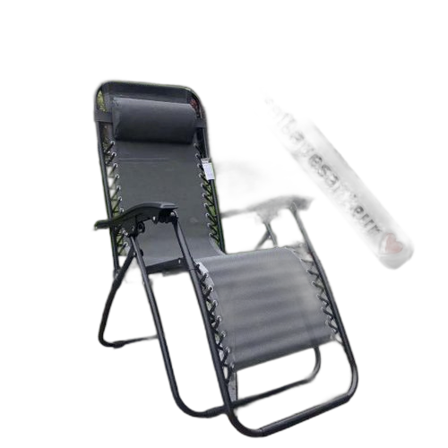 Chaise inclinable pliante avec repose pied