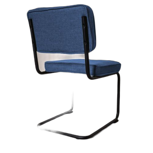 Chaise salle a manger industrielle bleu – Image 3