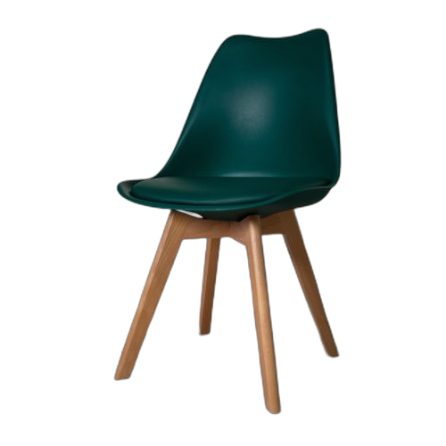 Chaise scandinave smart verte foncé