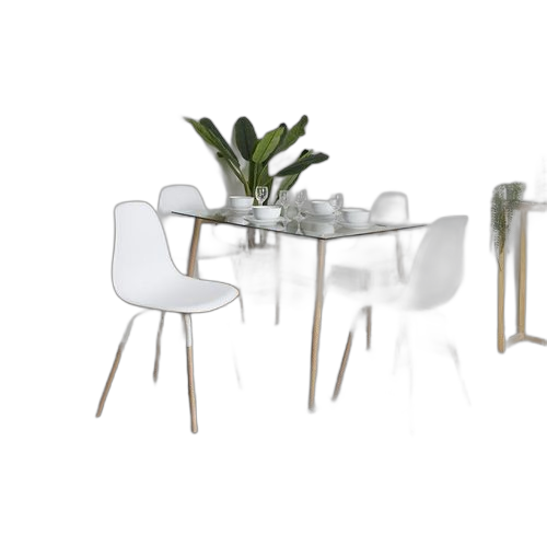 Chaise scnadinave phenix blanche coque pp