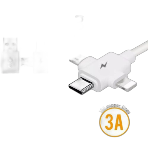 Chargeur compatible pour iphone et android 3 en 1 – Image 2