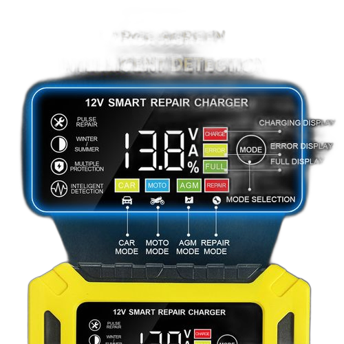 Chargeur de batterie automatique 12v 6a pour chargeurs de batterie