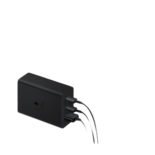 Chargeur ultra puissant usb c65 w pour android et ios noir