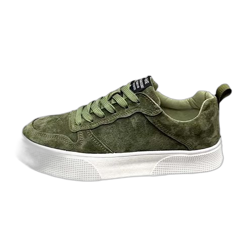 Chaussures de class vert, baskets légères décontractées