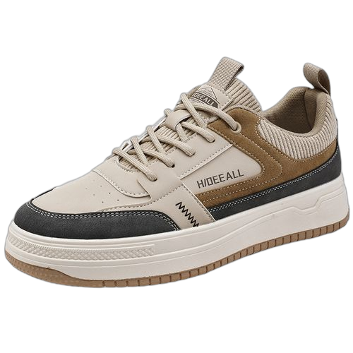 Chaussures de sport et décontractées en cuir polyvalentes, antidérapantes et résistantes à l'usure