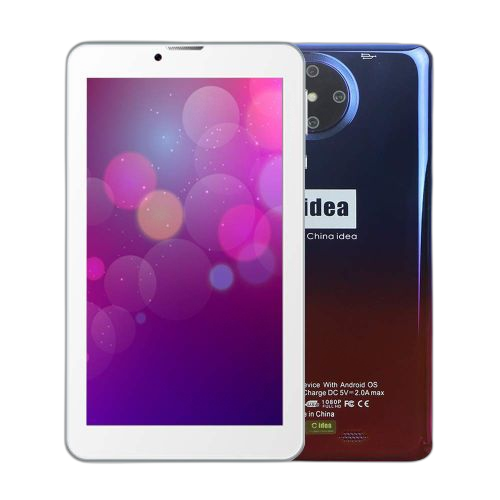 Cidea tablette dual sim ecran 7" ram 2go rom 16 go caméra 0.3 mp bleu