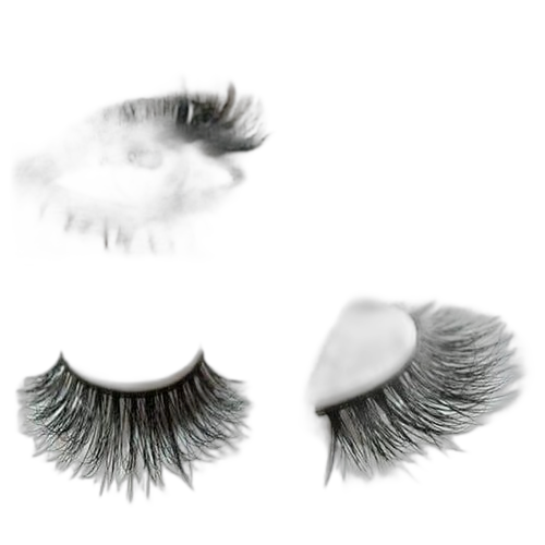 Cils cheveux naturels 3d 100% human hair