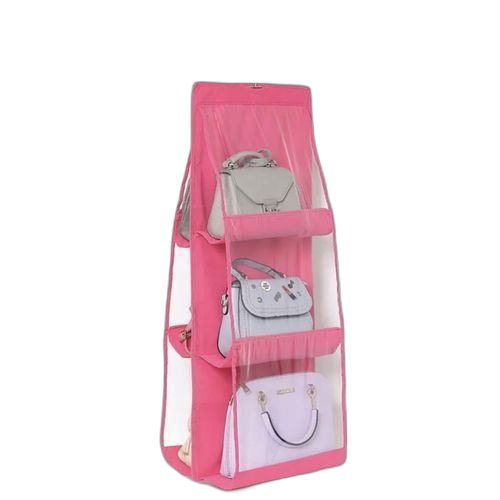 Cintre de rangement de sac à main rose – Image 2