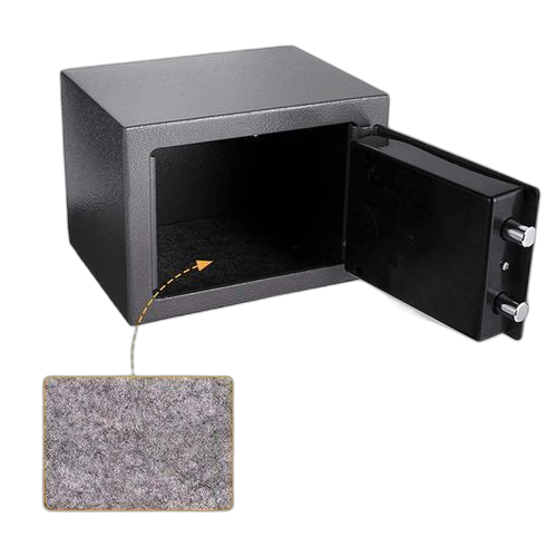 Coffre fort electronique à code + 2 clés pm ca820508