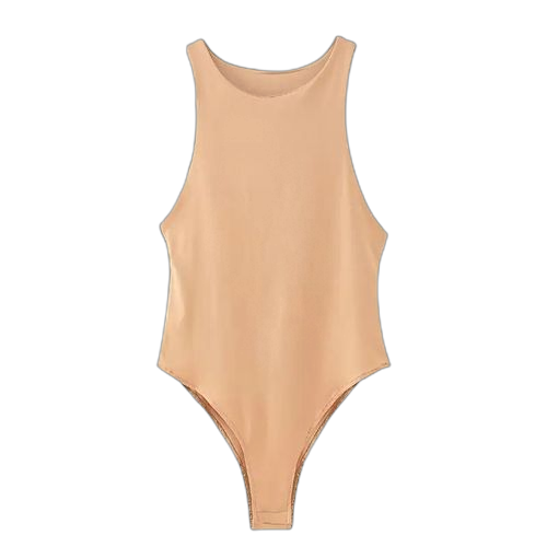 Combinaison décontractée bodysuit beige
