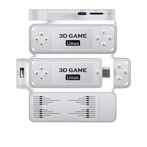 Console de jeux vidéo 10000 jeux4k hdmi 3d game stick 2.4g double contrôleur