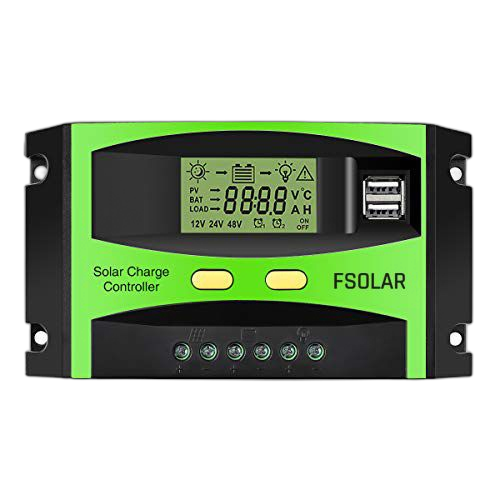 Contrôleur de charge solaire coralstar 20a pwm 12 / 24v auto