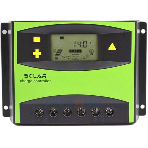 Contrôleur de charge solaire coralstar 30a pwm 12 / 24v auto