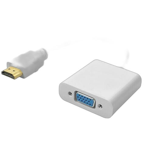 Convertisseur adaptateur hdmi to vga blanc