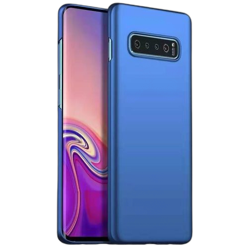 Coque etui protection protège téléphone pour samsung s10 plus 360° bleue
