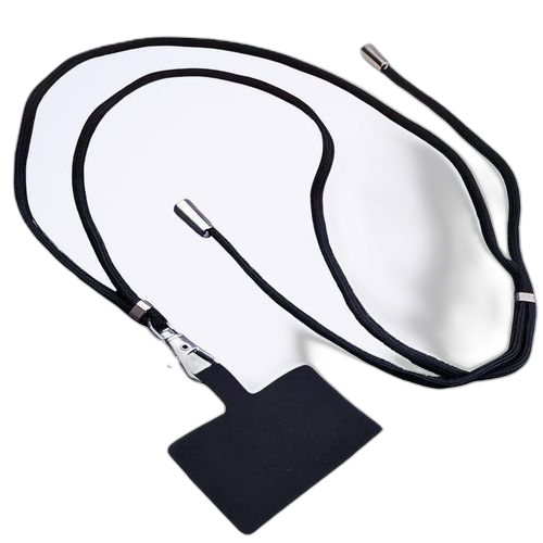 Cordon de téléphone ajustable universelnoir
