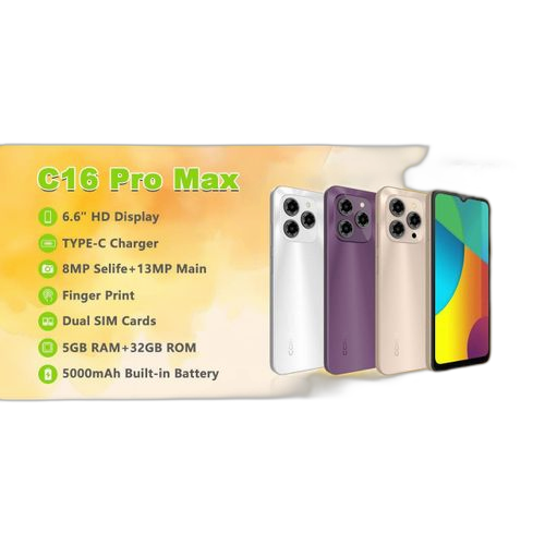 Corn c16 pro max 6,6" rom 32 gb rom 5 gb 5000 mah double sim violet
