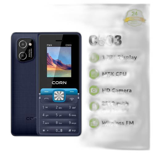 Corn c503 double sim2500 mahradio fm sans filtype c chargeur2 ans de garantie