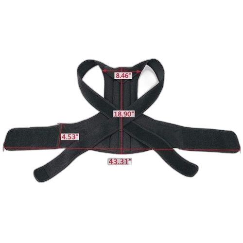 Correcteur de posturedos ajustable unisexe