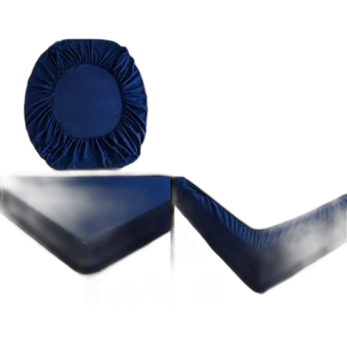 Couvre matelas en drap de couleur unie