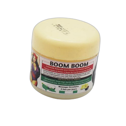 Crème hanche boomdéveloppe fésse et seins a base de produits naturels