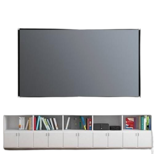 Écran de projection portable haute définition de 100 pouces, rideau métallique anti lumière 16: 9