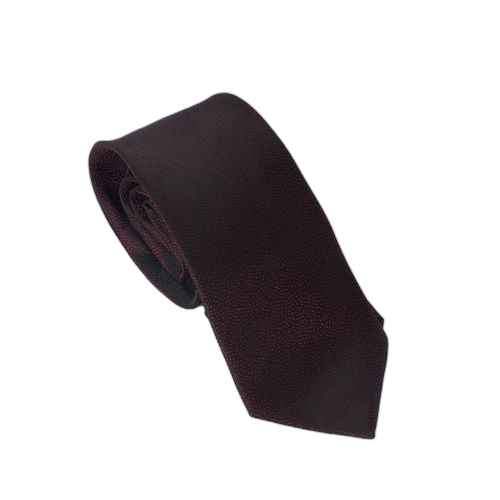Cravate homme en polyester noir