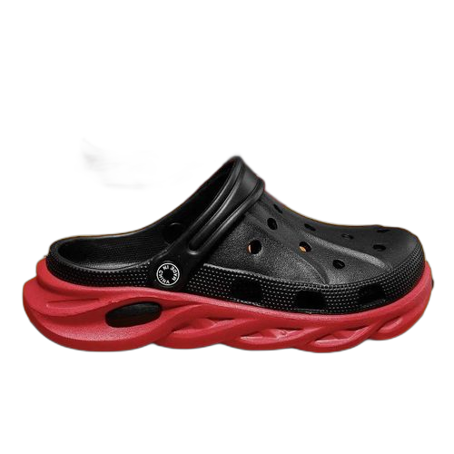 Crocs sandale sabot crocs orthopédiques noir rougebasket / shoes
