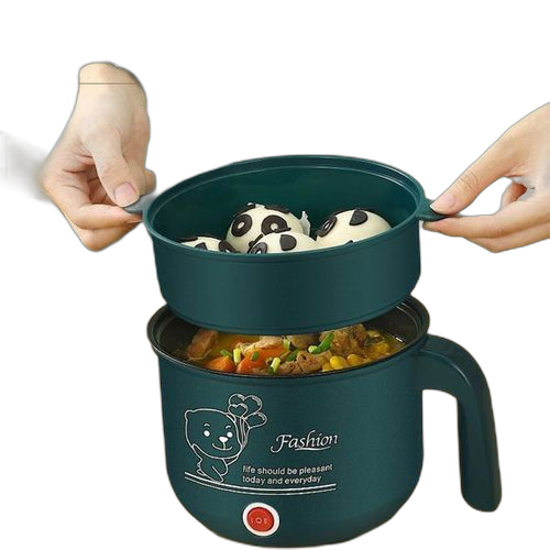 Cuisinière électrique multifonctionnelle avec 2 couches cuisson vert