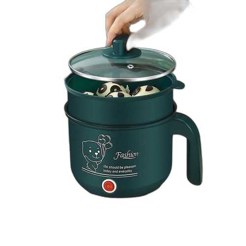 Cuisinière électrique multifonctionnelle avec 2 couches de cuisson vert