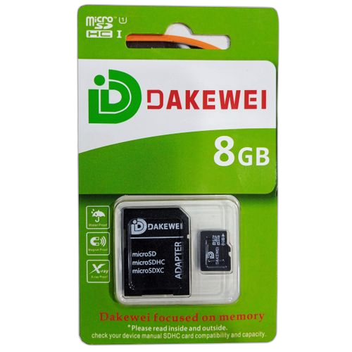 Dakewei sn carte mémoire 8 gb noir