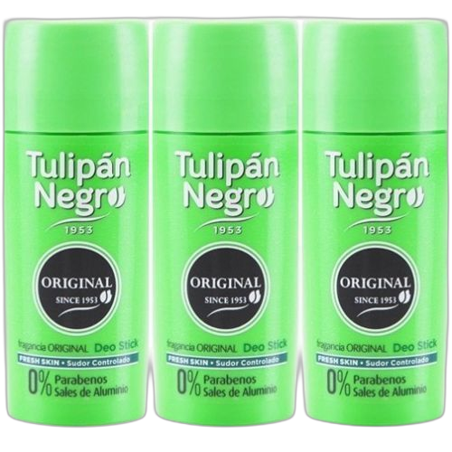 Deliplus pack de trois déodoranttulipan negro