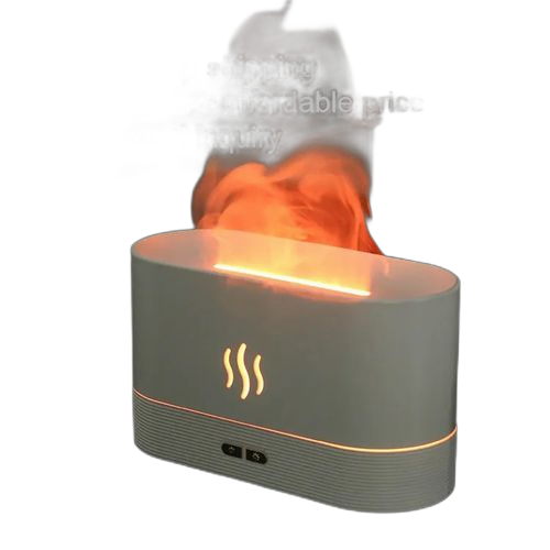 Diffuseur d'huile essentielle et humidificateur effet flamme 180ml
