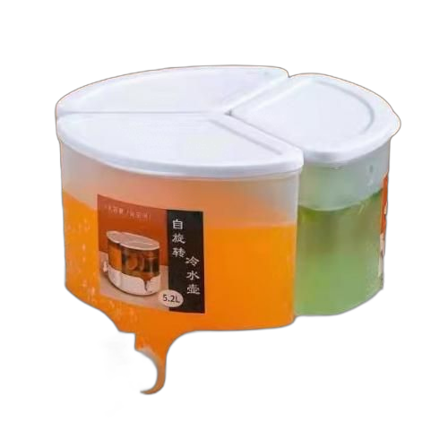 Distributeur de jus avec une plaque rotative à 360 degrés 3 parties