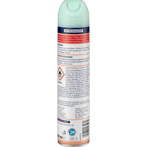 Dm balea spray désodorisant sensation de paradis, 300 ml