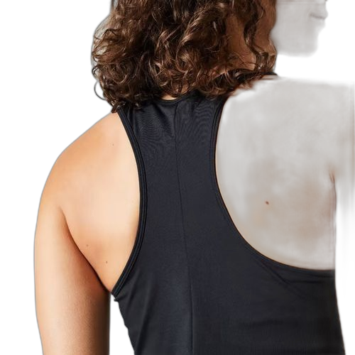 Domyos débardeur dos nageur fitness cardio my top femme noir