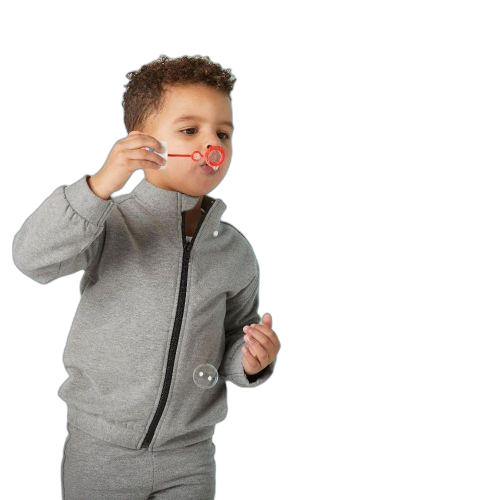 Domyos survêtement chaud 120 baby gym gris moyen – Image 3