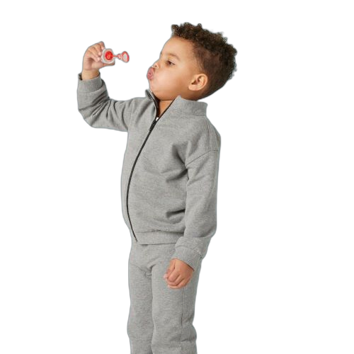 Domyos survêtement chaud 120 baby gym gris moyen – Image 4