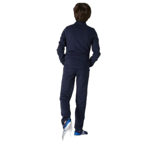 Domyos survêtement enfant molleton warmy zip basique bleu