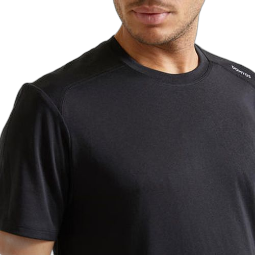 Domyos t shirt technique fitnessnoir by decathlon