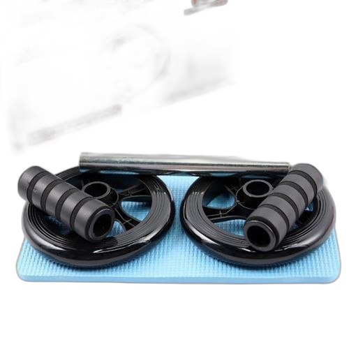 Double roue abdominal multicolore