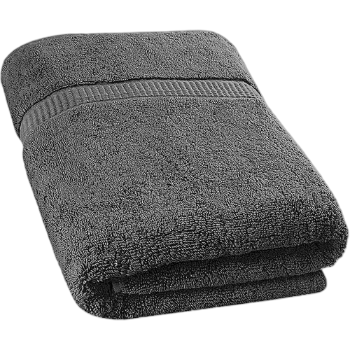 Doux serviettes de bain épaisseur coton blanc