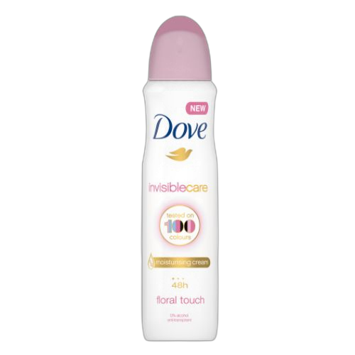 Dove déodorant spary anti transpirant soins invisibles floral 150ml