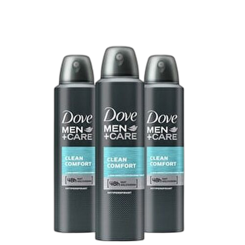 Dove generic pack de 3 désodorisant dove clean homme