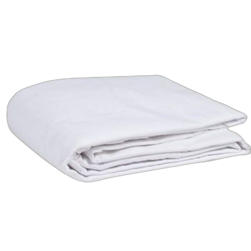 Draps de lit blanc 100% coton avec 2 taiesblanc+pétale de rouge +huile massage