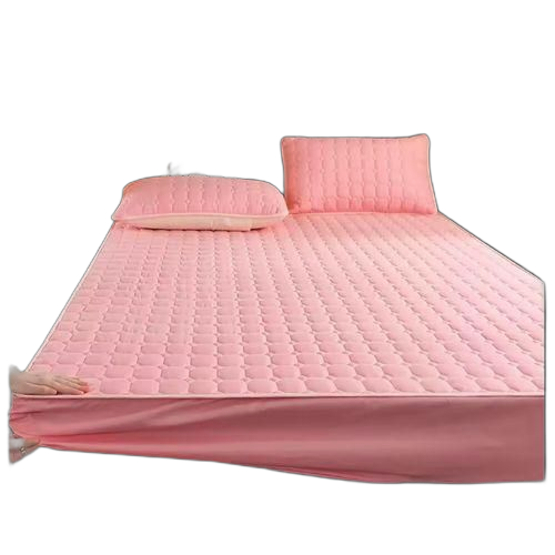 Draps de lux drap de lit protège matelas drap housse de lit 3 places sans taie d'oreiller.