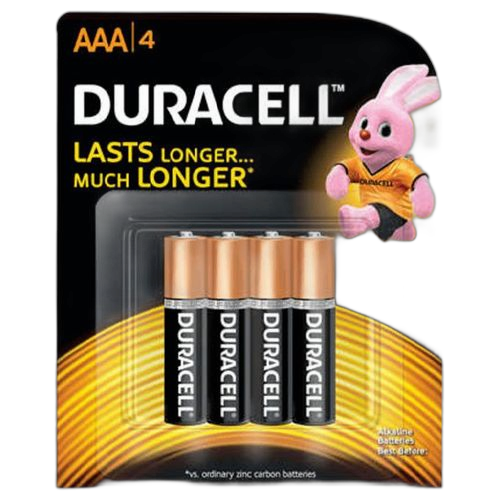 Duracell pile, duracell plus power, aalr6/?n1500, 4 pièces