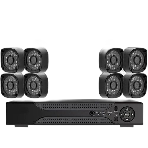 Dvr kit 8 cameras avec disq dur 500go